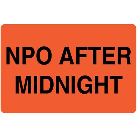 NPO Label, 4" x 2-5/8" | United Ad Label