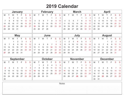 Free Printable Calendar 2019 Templates | Blank Yearly 12 Month Get | 12 month calendar printable ...