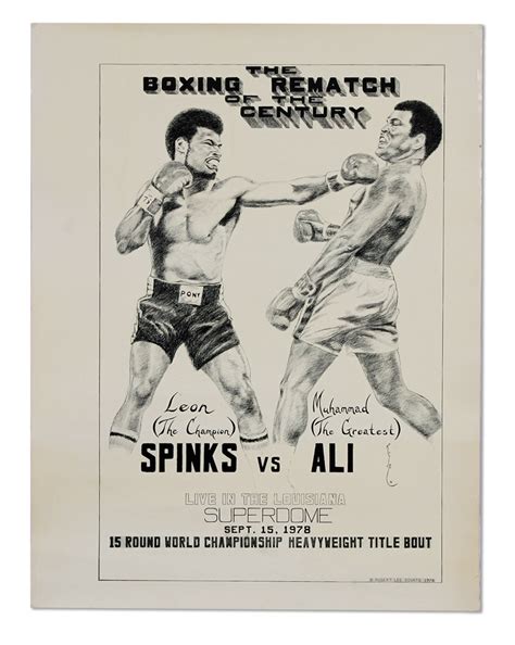 Muhammad Ali vs. Leon Spinks 1978 Super Dome Posters (2)