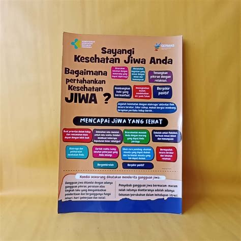 Jual Poster Kesehatan Jiwa | Poster Sayangi Kesehatan Jiwa Anda ...