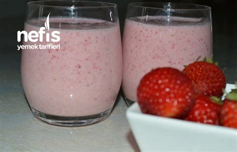 Çilek Smoothie - Nefis Yemek Tarifleri - #5927305