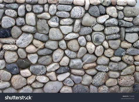 River Rock Wall Stock Photo 713429 - Shutterstock