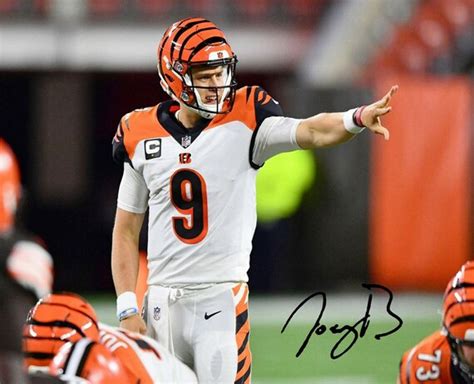 Joe Burrow Autograph Signed 8x10 print Cincinnati Bengals | Etsy