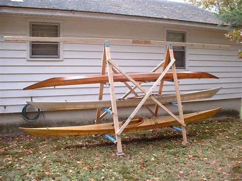 A Simple A-Frame Kayak Storage Rack | BrianNystrom.com | Kayak storage ...