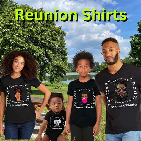 Black Family Reunioncookout Black Reunion Shirt Black - Etsy