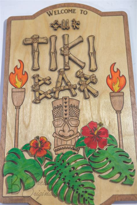 Personalized Tiki Bar Sign | B2 Creative Originals