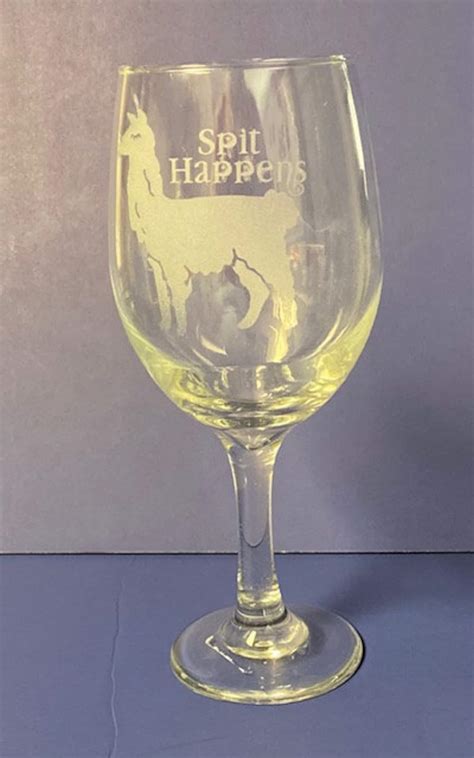 Custom Etched Wine Glass Personalized Wine Glass Custom Wine - Etsy