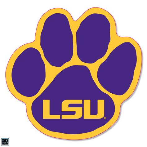 LSU Tigers 3" Vinyl Decal 6-Pack