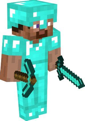 Diamond Armor Steve | Nova Skin | Armor minecraft, Minecraft skins cool ...