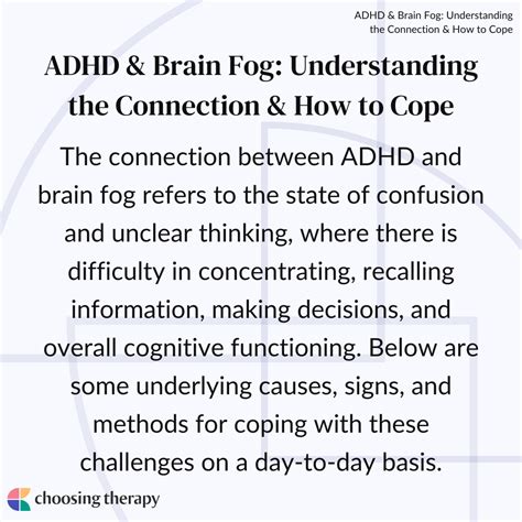 Does ADHD Cause Brain Fog?