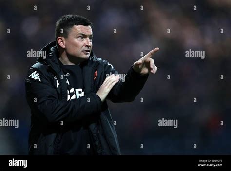 Leeds United manager Paul Heckingbottom Stock Photo - Alamy