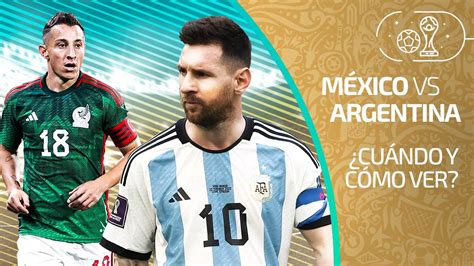 Argentina vs México: ¿a qué hora ver el partido del Tri este sábado? - Uno TV