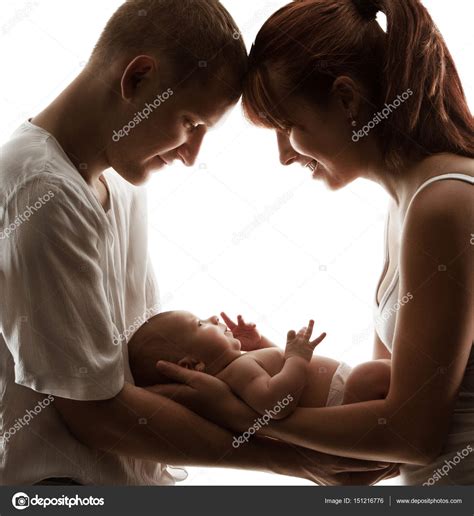 Baby Family Newborn Parents Kid New Born Mother Father Child Stock Photo by ©inarik 151216776