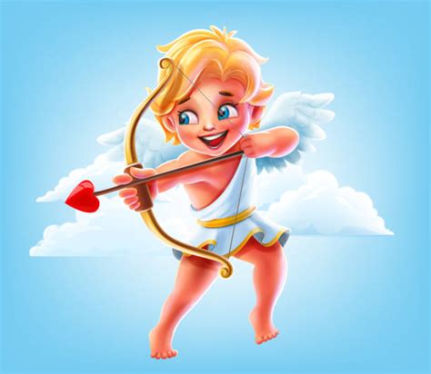 Cartoon Of Cupid The God Love Illustrations, Royalty-Free Vector Graphics & Clip Art - iStock