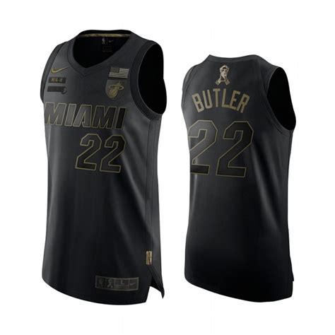 Jimmy Butler Heat 2020 Salute To Service Black Jersey Limited ...