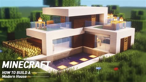 Minecraft : Quartz Small Modern House Tutorial｜How to Build in ...