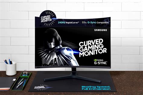 Samsung Introduces 240Hz G-Sync Compatible Curved Gaming Monitor CRG5 ...