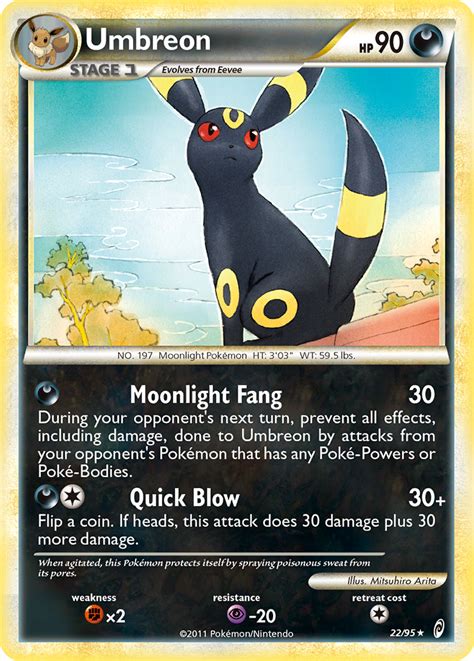 Umbreon 22 (Call of Legends 2011) Pokemon Card