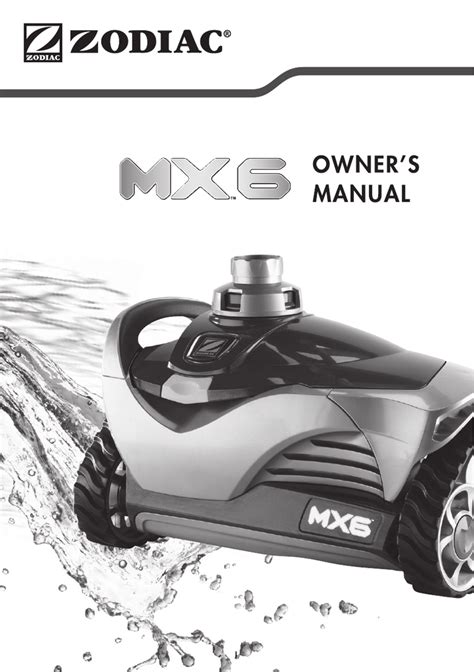 Zodiac MX6 Owner`s manual | Manualzz