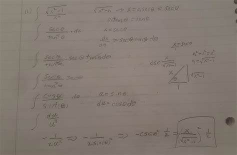 Did I do this trig sub correctly? : r/calculus