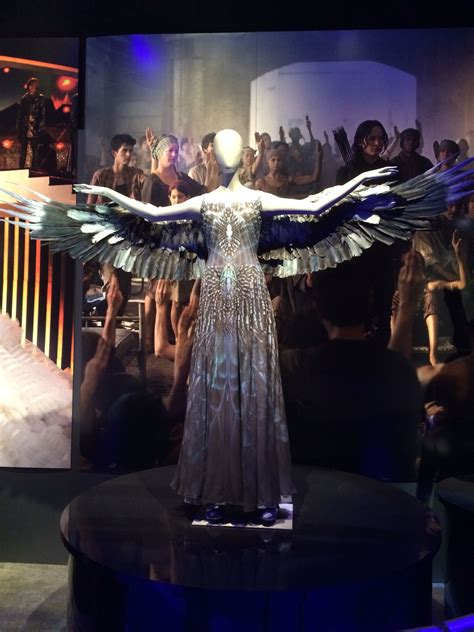 Mocking Jay dress worn by Katniss in Catching Fire Oscar, Jay Dress, Mocking Jay, Ren Fest ...