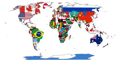 World Flags Map