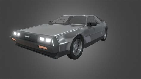 DeLorean DMC-12 - Download Free 3D model by JandroS [7001f73] - Sketchfab