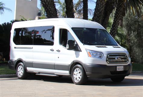 15 Passenger Ford Transit High Roof - Orange County Van Rental