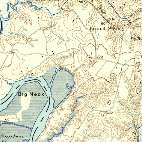 Toano, VA (1917, 62500-Scale) Map by United States Geological Survey ...