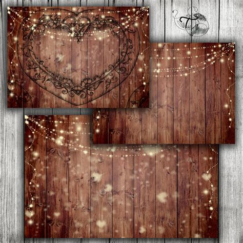 Rustic Wedding Printable Background wood Wedding Invite - Etsy UK