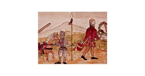 Meeting of Hernando Cortes and Montezuma Postcard | Zazzle