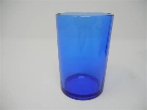 Vintage Cobalt Blue Juice Glasses. Set of 4 - Etsy