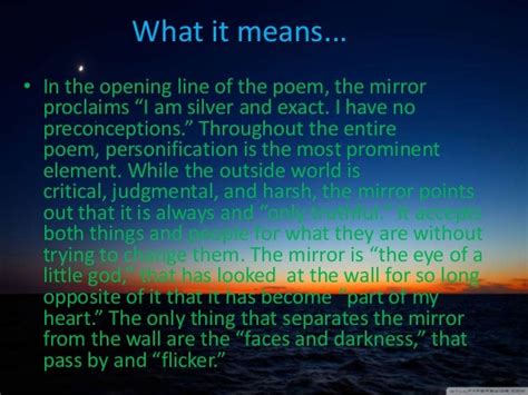 👍 Mirror poem by sylvia plath. Mirror Poem by Sylvia Plath. 2019-01-22