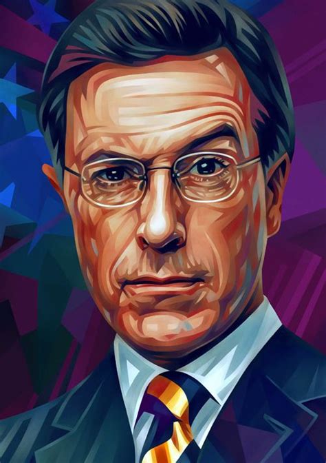 Stephen Colbert Portrait Illustration #portraitillustration # ...