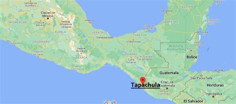 ¿Dónde está Tapachula? Mapa Tapachula - ¿Dónde está la ciudad?