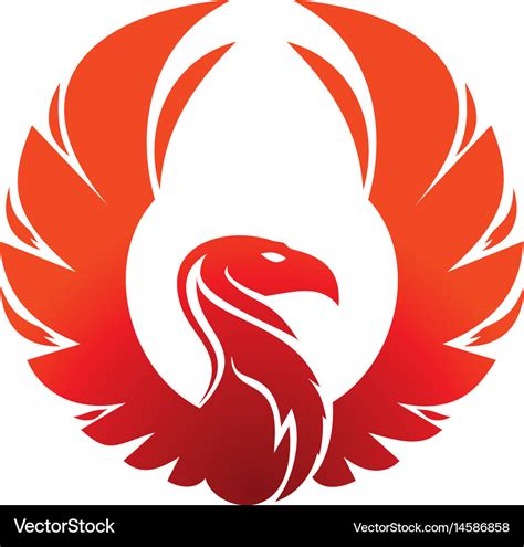 Phoenix emblem Royalty Free Vector Image - VectorStock