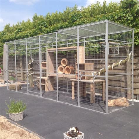 Kattenren inrichting Tuin Katten | Outdoor cat enclosure, Cat enclosure ...