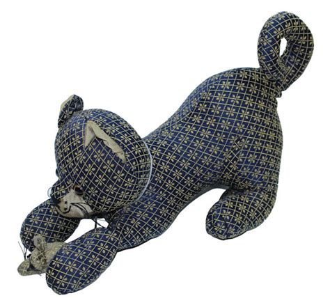 Mitsy Cat And Mouse Doorstop By Dora Designs - A Bentley Cushions