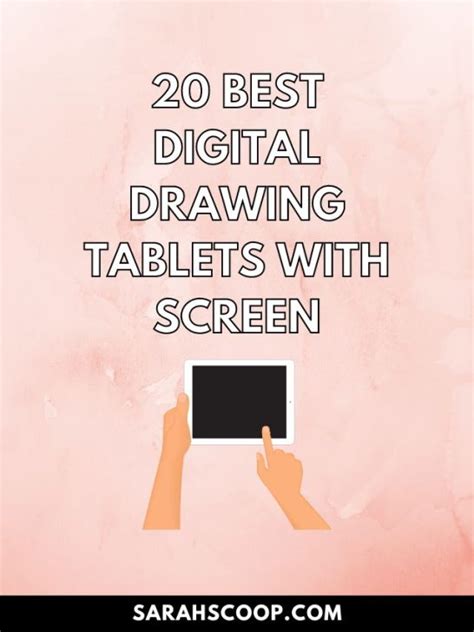 20 Best Digital Drawing Tablets With Screen For 2023 | Sarah Scoop