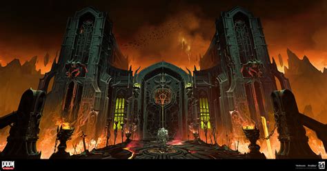 Hell Gate - Doom Eternal Concept Art | Android wallpaper, Hd wallpaper ...