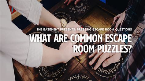 Common Escape Room Puzzles - THE BASEMENT Escape Room Blog