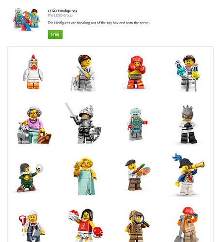 LEGO Minifigures Facebook Messenger Stickers | The Brick Fan