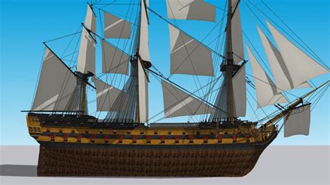 HMS Implacable (1805) | 3D Warehouse