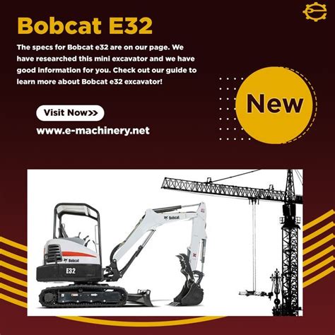 Bobcat E32 Specs, Weight, Price, Review | Mini excavator, Bobcat, Excavator