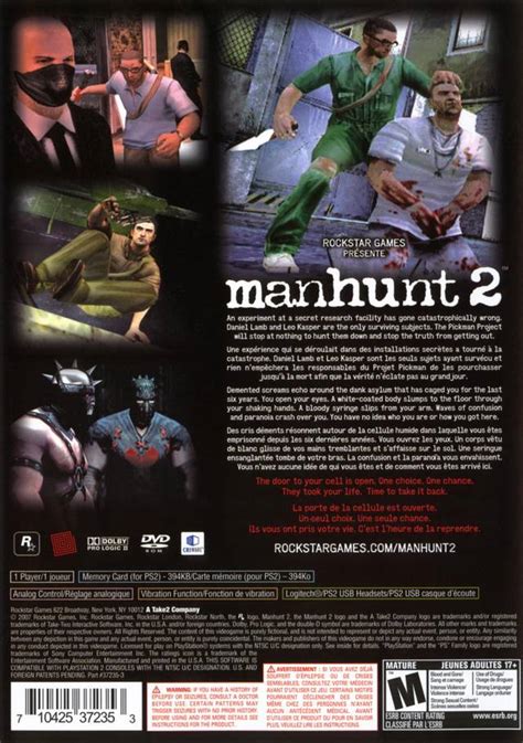 Manhunt 2 Sony Playstation 2 Game