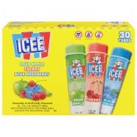 Icee® Cherry Sour Apple and Blue Raspberry Freeze Tubes, 30 ct - Food 4 ...