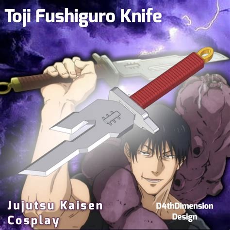 STL file Toji Fushiguro Knife - Cosplay - Jujutsu Kaisen - Inverted ...