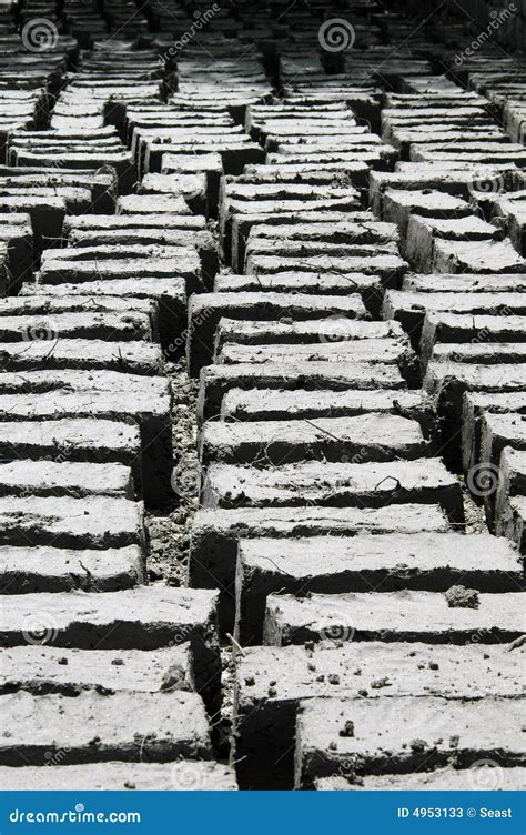 Mud Bricks Drying in the Sun Stock Image - Image of india, hippie: 4953133