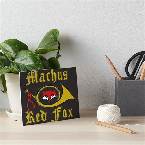 "Machus Red Fox Restaurant" Art Board Print for Sale by SwampfoxDesign | Redbubble