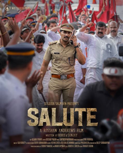 Salute Movie (2021) | Dulquer Salmaan | Cast | Trailer | Numbers ...